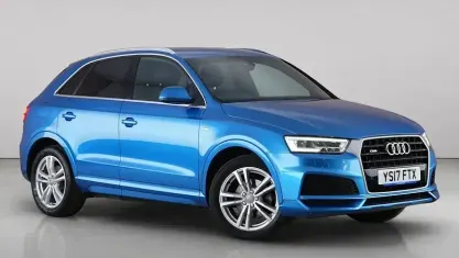Used Audi Q3 S-Line 150 HP (110 kW) 2017 Blue SUV