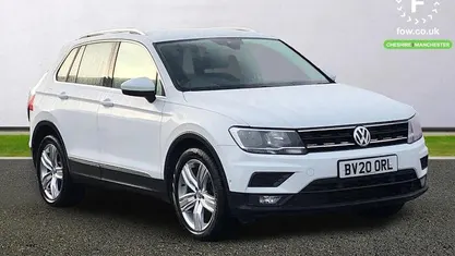 White Used 2020 VW Tiguan Match SUV | £18,399 (Fair price)