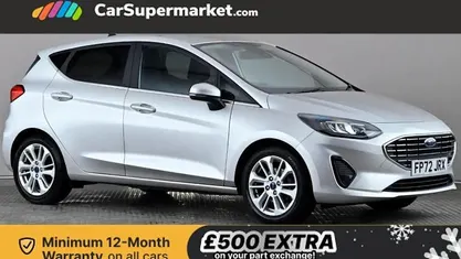 Silver Used 2021 Ford Fiesta Titanium Hatchback | £11,197 (Fair price)