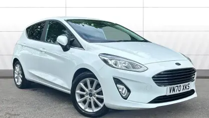 Usado Ford Fiesta Titanium 125 HP (91 kW) 2020 Branco Citadino
