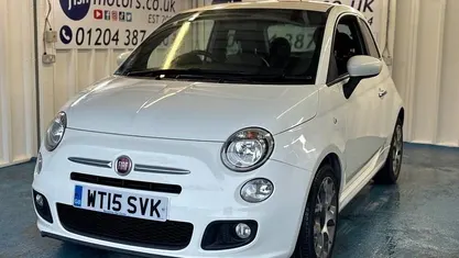 Used Fiat 500 S 69 HP (50 kW) 2015 White Hatchback