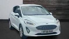 White Used 2018 Ford Fiesta Zetec Hatchback | £7,999 (Fair price)