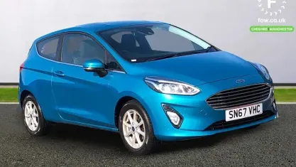 Used Ford Fiesta Zetec 86 HP (63 kW) 2017 Blue Hatchback