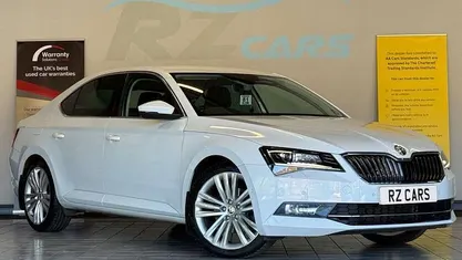 Used Skoda Superb SE L Executive 190 HP (139 kW) 2016 White Hatchback