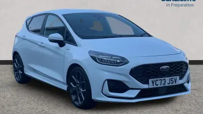 Used Ford Fiesta ST-Line 125 HP (91 kW) 2023 White Hatchback