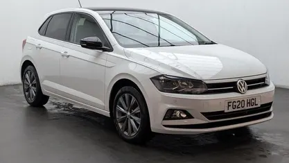 White Used 2020 VW Polo Match Hatchback | £13,850 (Fair price)