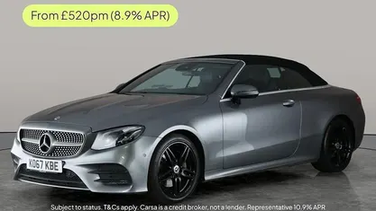 Grey Used 2018 Mercedes E220 AMG Line Premium Plus Cabriolet | £18,517 (Fair price)