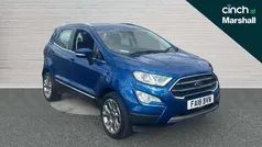 Blue Used 2018 Ford Ecosport Titanium SUV | £12,263 (Fair price)