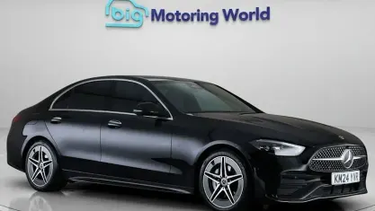 Used Mercedes C200 AMG line 224 HP (164 kW) 2024 Black Sedan