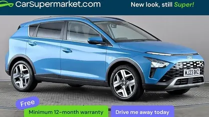 Begagnad Hyundai Bayon Premium 101 HK (74 kW) 2023 Turkos SUV