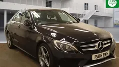Black Used 2018 Mercedes C220 AMG Line Premium Sedan | £13,300 (Fair price)