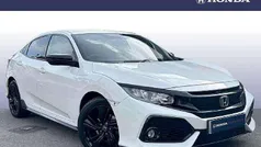 Platinum white Used 2019 Honda Civic Sport Hatchback | £11,950 (Fair price)