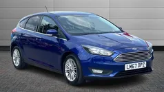 Deep impact blue Used 2017 Ford Focus Zetec Hatchback | £6,395 (Fair price)