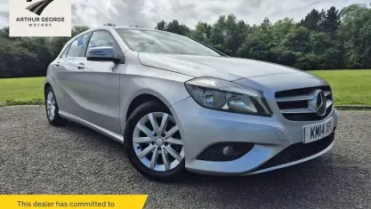 Used Mercedes A180 SE 109 HP (80 kW) 2014 Silver Hatchback