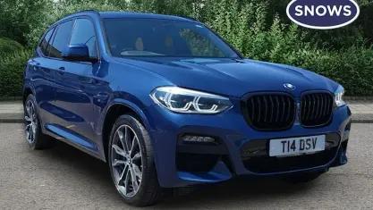 Used BMW X3 M Sport 184 HP (135 kW) 2021 Blue SUV