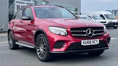 Red Used 2018 Mercedes GLC220 AMG line Estate | £23,500 (Expensive)