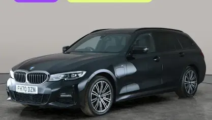 Used BMW 330e M Sport 292 HP (214 kW) 2021 Black Estate