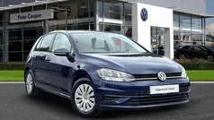 Blue Used 2018 VW Golf VII S Hatchback | £9,991 (Fair price)