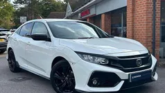 Platinum white Used 2019 Honda Civic Sport Hatchback | £11,950 (Fair price)