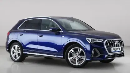 Used Audi Q3 S-Line 150 HP (110 kW) 2021 Blue SUV