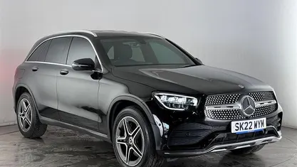 Used Mercedes GLC300 AMG line 258 HP (189 kW) 2022 Black Estate