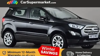 Black Used 2022 Ford Ecosport Titanium SUV | £11,197 (Fair price)