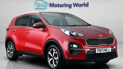 Used Kia Sportage 136 HP (100 kW) 2021 Red SUV