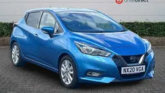 Solid china blue Used 2019 Nissan Micra Acenta Hatchback | £9,390 (Fair price)