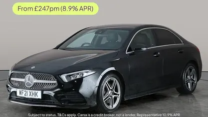 Black Used 2020 Mercedes A220 AMG line Sedan | £18,396 (Fair price)