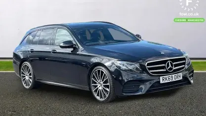Used Mercedes E220 Active 194 HP (142 kW) 2019 Black Estate