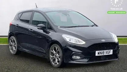 Używany Ford Fiesta ST-Line X 101 KM (74 kW) 2018 Czarny Hatchback