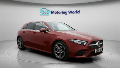 Used Mercedes A180 Executive 136 HP (100 kW) 2021 Red Hatchback