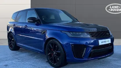 Blue Used 2021 Land Rover Range Rover Sport SVR SUV | £45,720 (Good price)