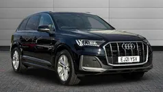 Black Used 2021 Audi Q7 S-Line SUV | £42,450 (Fair price)