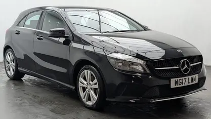 Used Mercedes A160 102 HP (75 kW) 2017 Black Hatchback