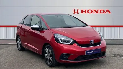 Used Honda Jazz Hybrid 109 HP (80 kW) 2021 Red Hatchback