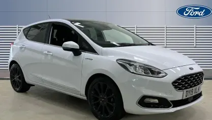 Used Ford Fiesta Vignale 125 HP (91 kW) 2019 White Hatchback