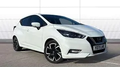 White Used 2021 Nissan Micra Acenta Hatchback | £9,831 (Fair price)