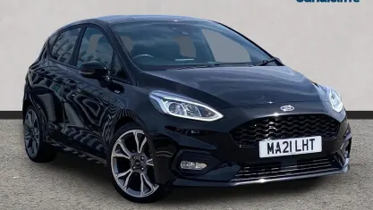 Used Ford Fiesta ST-Line X 125 HP (91 kW) 2021 Black Hatchback