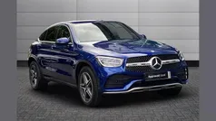 Blue Used 2021 Mercedes GLC220 AMG line Coupe | £32,450 (A bit pricey)