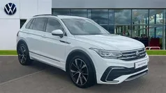 White Used 2022 VW Tiguan R-line SUV | £25,539 (Fair price)