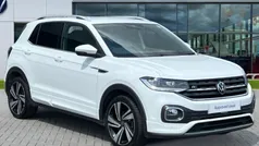 Pure white Used 2022 VW T-Cross R-line SUV | £19,136 (Fair price)