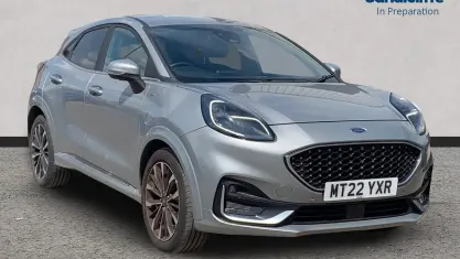 Used Ford Puma ST-Line 155 HP (114 kW) 2023 Solar silver (premium paint) SUV