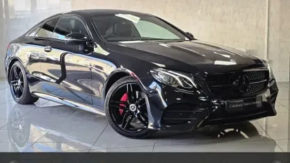 Begagnad Mercedes E220 AMG line 194 HK (142 kW) 2018 Svart Sportkupé