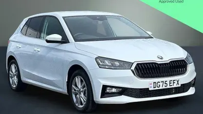 Used Skoda Fabia SE L 116 HP (85 kW) 2025 White Hatchback