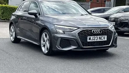 Used Audi A3 Sportback S-Line 110 HP (80 kW) 2023 Grey Hatchback