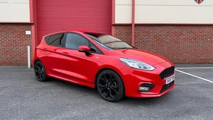 Used Ford Fiesta ST-Line 101 HP (74 kW) 2018 Red Hatchback