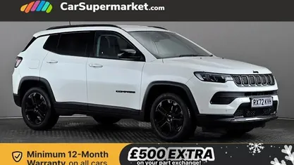 White Used 2022 Jeep Compass Night Eagle SUV | £15,897 (Fair price)