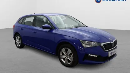 Used Skoda Scala SE 95 HP (69 kW) 2023 Blue Hatchback