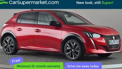 Używany Peugeot e-208 GTi 100 kW (136 KM) 2023 Czerwony Hatchback